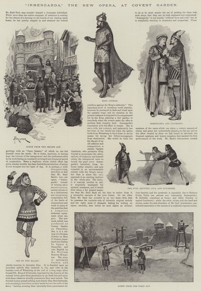 Irmengarda, the New Opera, at Covent Garden by Amedee Forestier